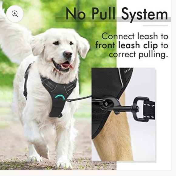 NWT Rabbitgoo dog harness blue.size small, adjustable and reflective - Picture 10 of 13